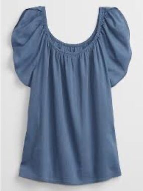 Gap Women’s Ruffle Sleeve Top - US L
